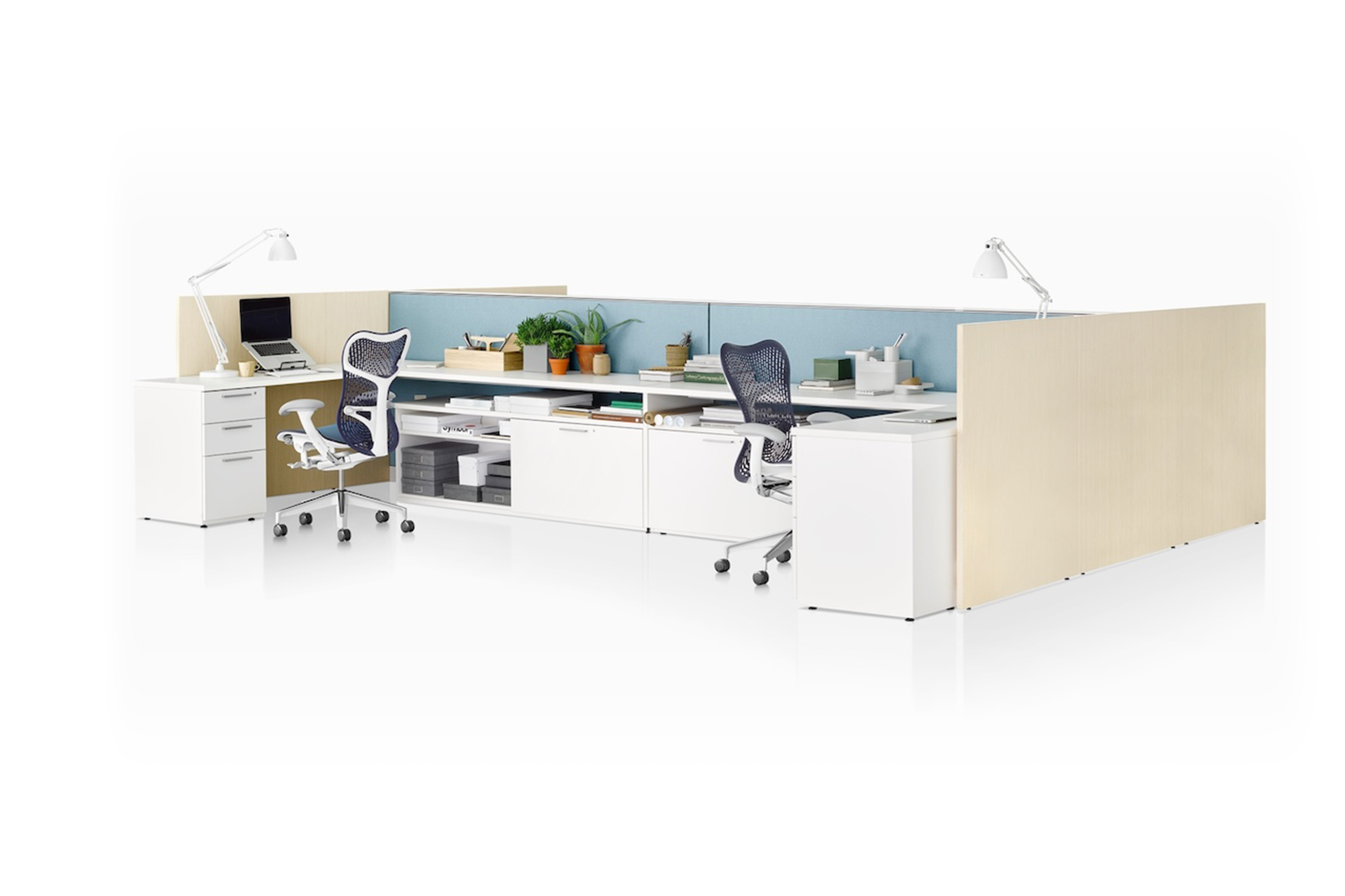 [办公屏风|屏风工作站|办公家具|球友会网页版家具|Canvas Wall 开放式办公区]
