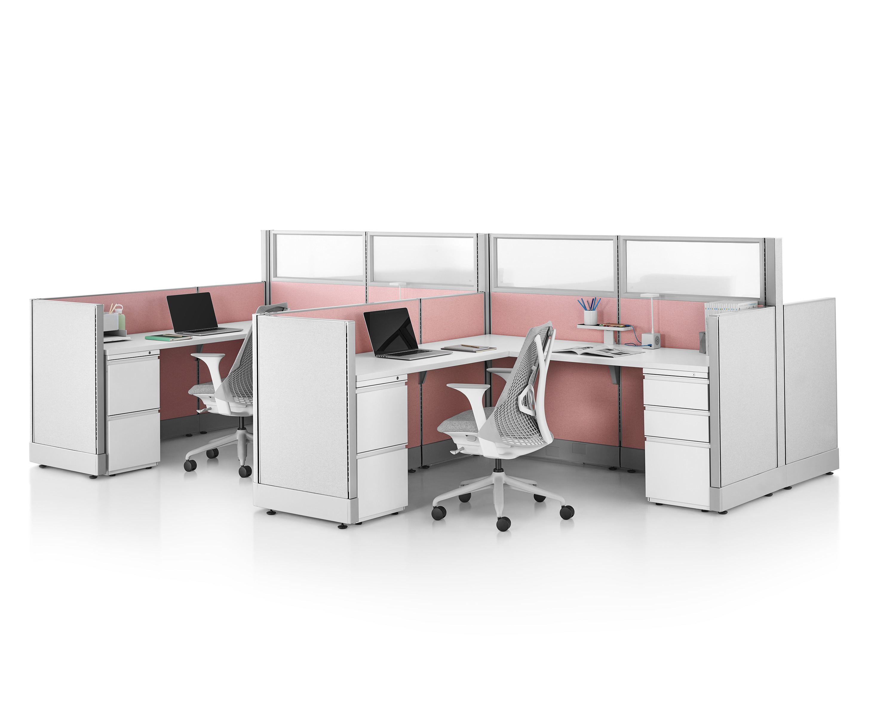 [办公屏风|屏风工作站|办公家具|球友会网页版家具|Action Office 开放式办公区屏风卡位]