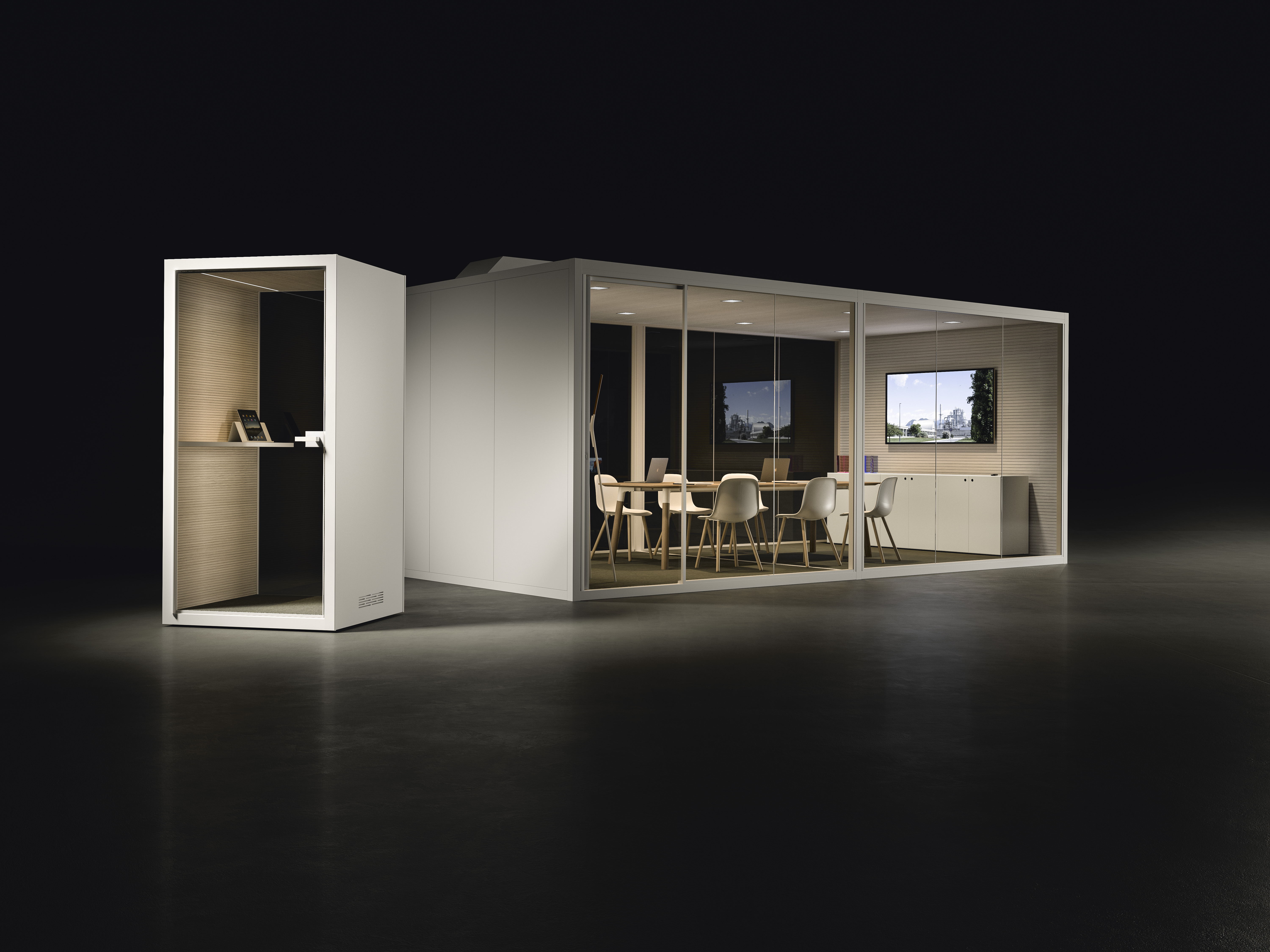 会议台|静音舱/洽谈屋|办公家具|球友会网页版家具|Acoustic Room Mini 隔音屋