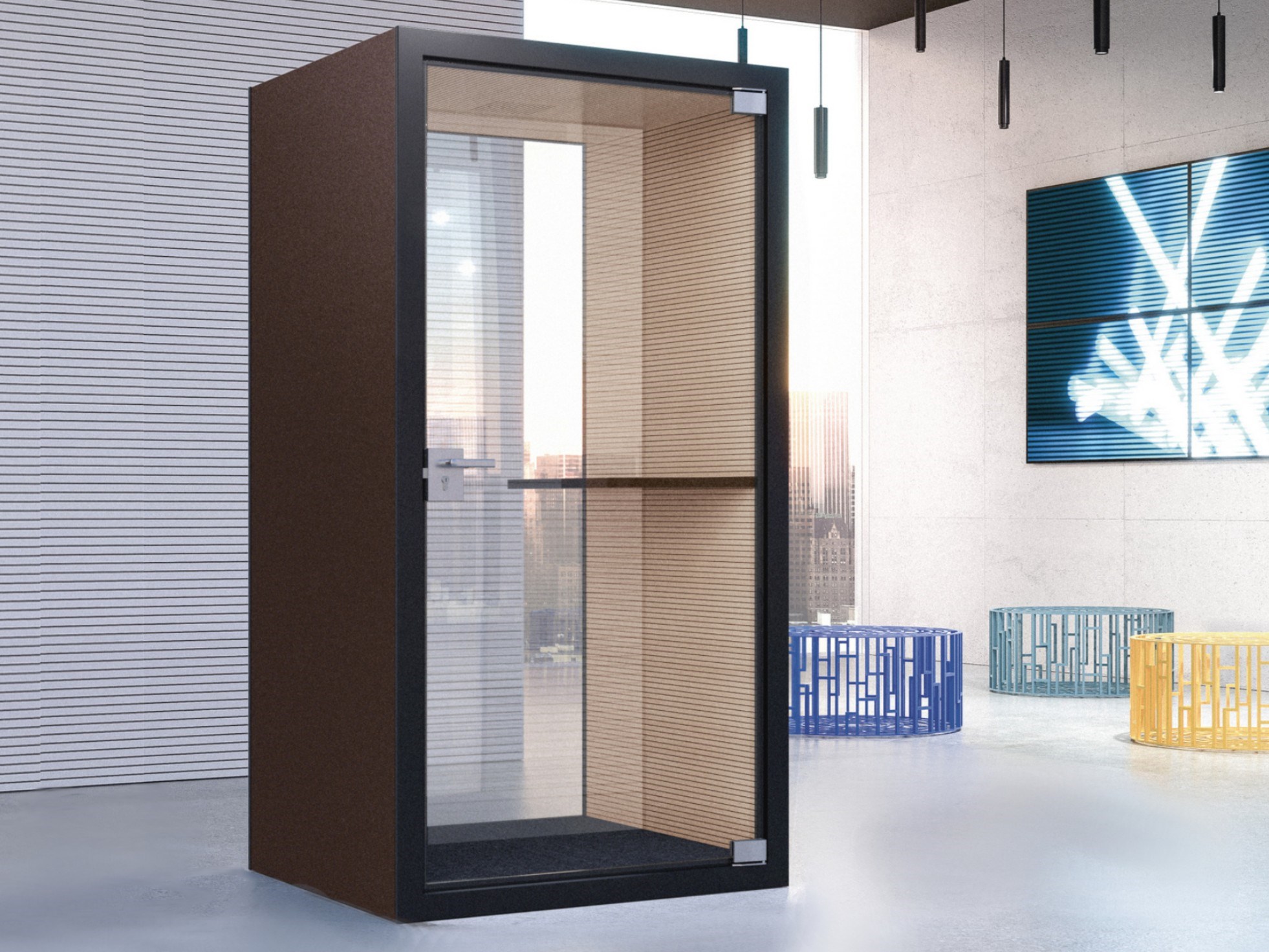 会议台|静音舱/洽谈屋|办公家具|球友会网页版家具|Acoustic Room Mini 隔音屋
