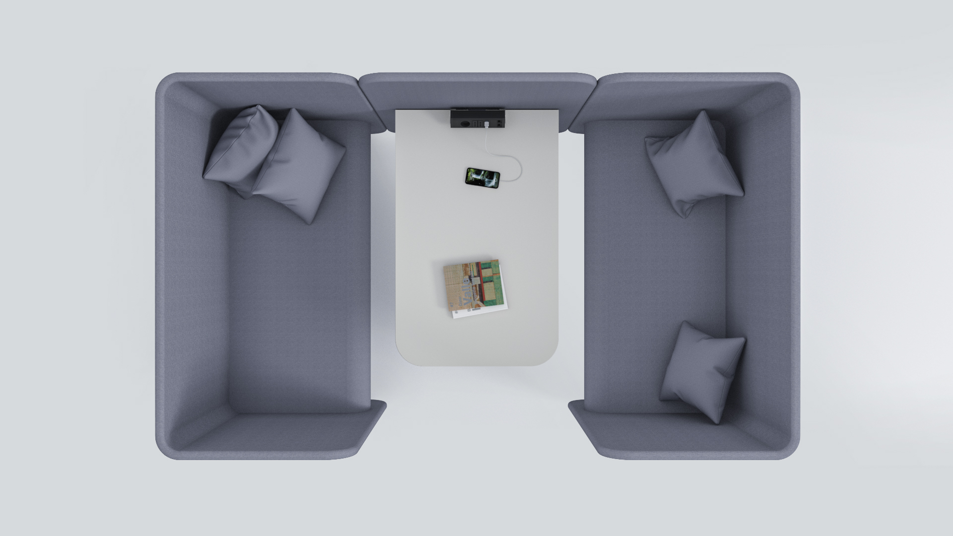 办公屏风|屏风工作站|办公家具|球友会网页版家具|Hug Modular Pods 工作卡位
