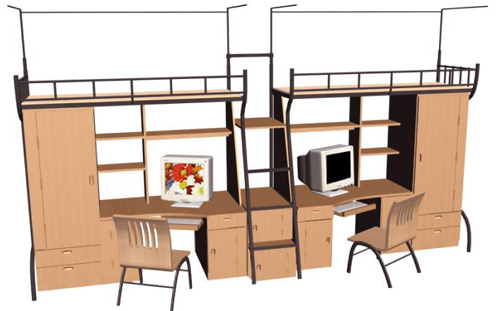 [学校家具|学生公寓床|办公家具|球友会网页版家具|公寓床]