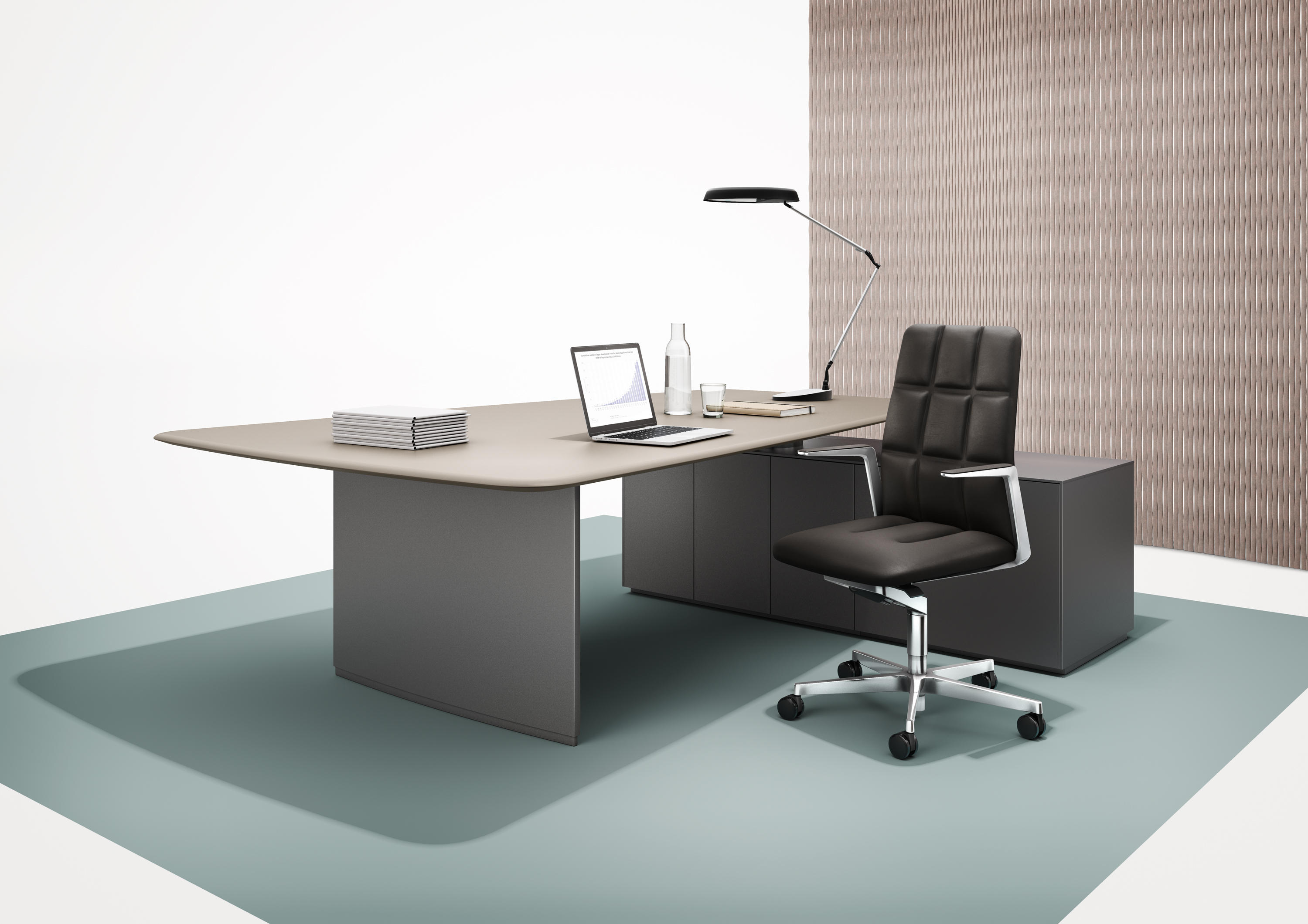 办公台|时尚大班台|办公家具|球友会网页版家具|KEYPIECE COMMUNICATION DESK.大班台