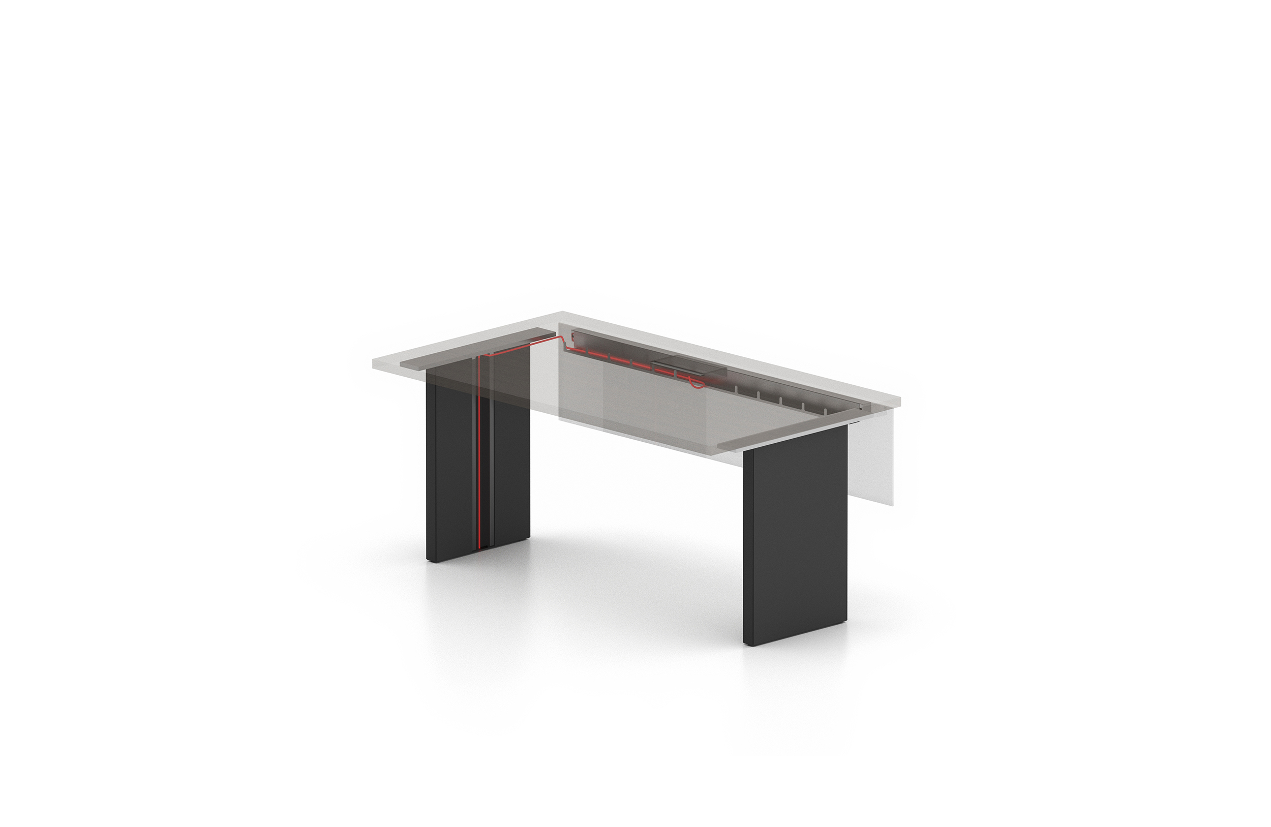 会议台|实木会议台|办公家具|球友会网页版家具|FRAME LITE会议台
