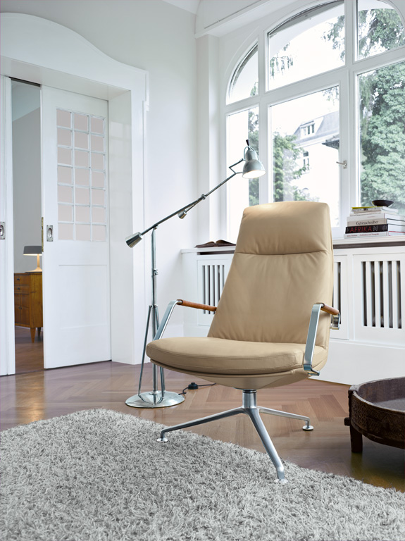 办公椅|现代真皮中班椅|办公家具|球友会网页版家具|FK 86 Lounge.