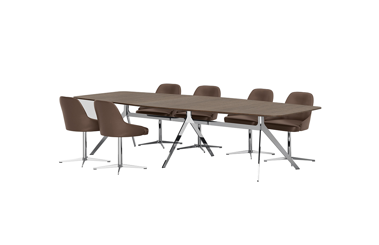 [会议台|实木会议台|办公家具|球友会网页版家具|Star会议洽谈台系列]