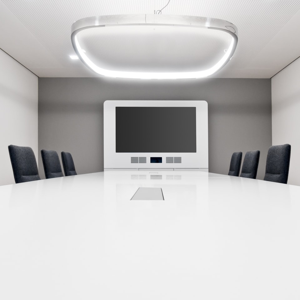 HUB视频系统|HUB视频应用|办公家具|球友会网页版家具|W4视频会议系统桌